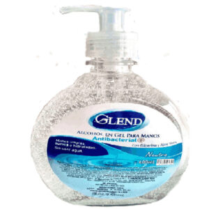 Alcohol en Gel Glen para Manos 400 ml