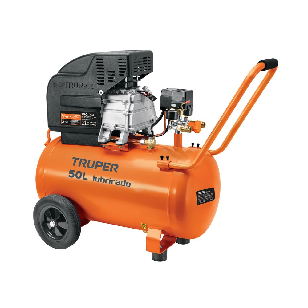 Compresora de Aire Truper 11837, 50 Litros Horizontal