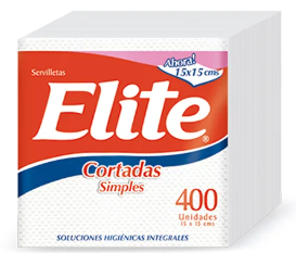 Servilleta Elite 400 cortadas