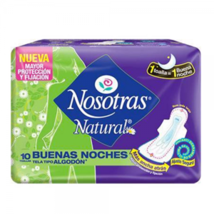 Toalla Higienica NOSOTRAS Buenas Noches 10 Unid.