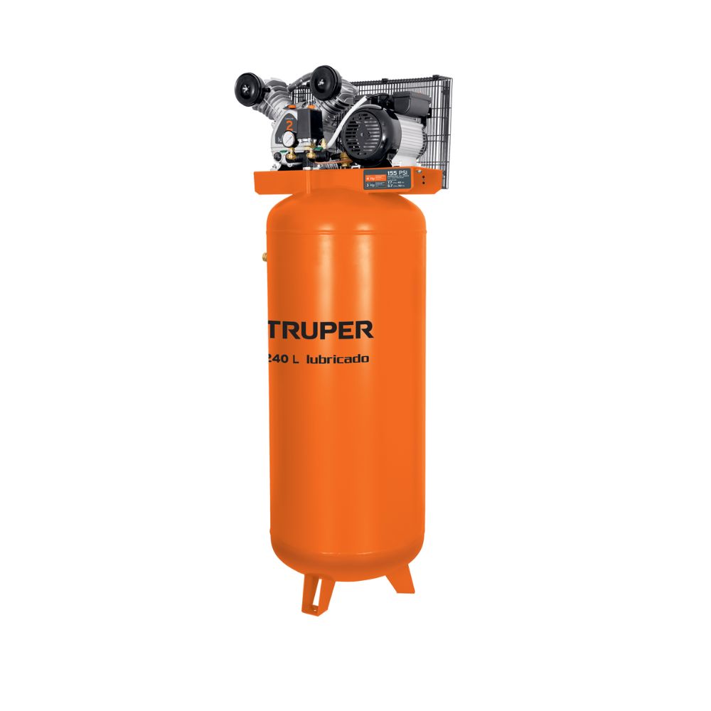 Compresora de Aire Truper 102130, 240 Litros Vertical