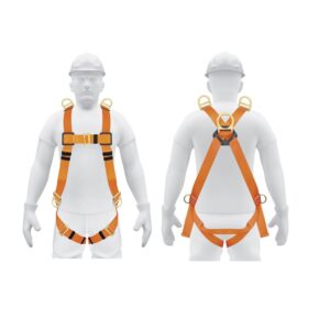 Arnés de cuerpo completo con 3 anillos ANSI 14433 Truper