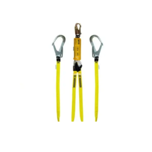 Línea con Amortiguador de Caída – 1 Gancho Chico + 2 Ganchos Grandes
