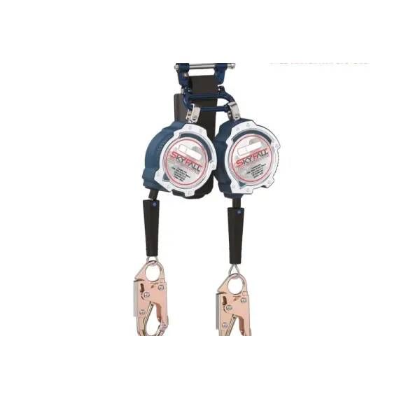 Bloque Retráctil Doble Cable de Acero 8 pies Tipo 2