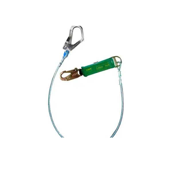 . Línea de Conexión Doble con Amortiguador de Caída – 1 Gancho Chico + 1 Gancho Grande