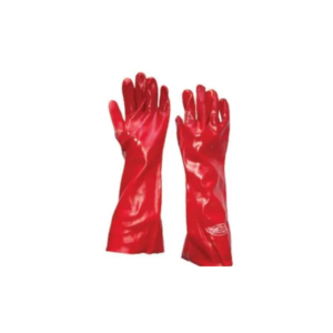 Guante PVC 14 35 cm Rojo Steelpro