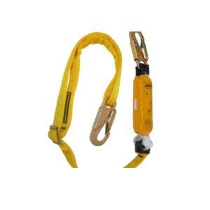 Línea de Conexión Regulable con Amortiguador de Caída Factor 1 – Cinta Poliéster y 2 Ganchos de 3/4″