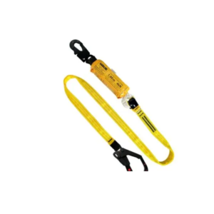 Línea de Vida con Amortiguador de Caída – 1 Gancho de 3/4″ Dieléctrico + 1 Gancho de 2 ¼″ Dieléctrico