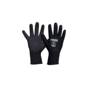Guantes Multiflex Poliéster Nitrilo Sandy Black – STEELPRO