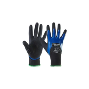 Guantes Multiflex Poliéster Nitrilo Sandy Blue – STEELPRO