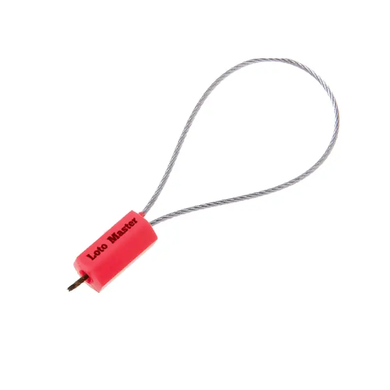 Precinto con Bloqueo de Seguridad con Cable de Acero Inoxidable – Loto Master