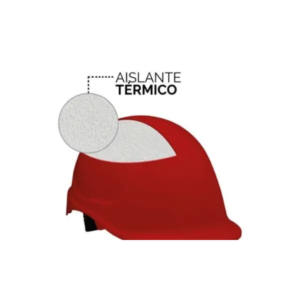 Casco MTA ABS Rojo Aislante Térmico – STEELPRO