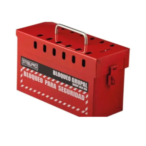 Caja de Bloqueo Roja – STEELPRO