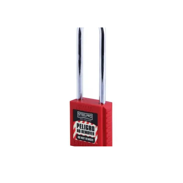 Candado Lock Out X10 Long Rojo – STEELPRO