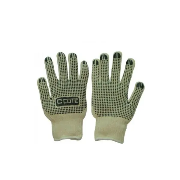 Guante de Hilo con Puntos de PVC Palma Clute