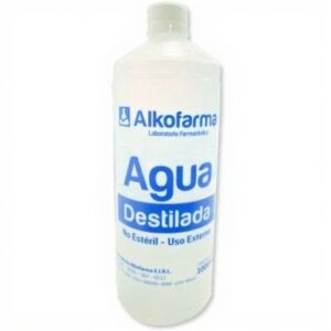 AGUA DESTILADA DE 1 LITRO ALKOFARMA