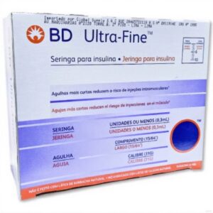 JERINGA PARA INSULINA 0.3 ML C/A 31 X 6 MM BD