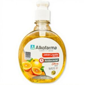 JABÓN LÍQUIDO ANTIBACTERIAL CÍTRICO ALKOFARMA 360ML