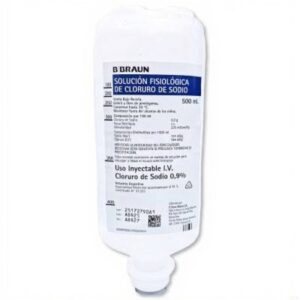 CLORURO DE SODIO 0.9% 500 ML BRAUN