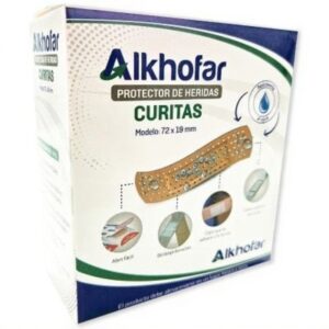 CURITA ALKHOFAR CAJA X 100 UNID
