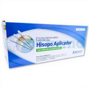 HISOPO ESTERIL 6" IN ALKHOFAR CAJA X 100 UNID