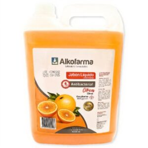 JABÓN LÍQUIDO ANTIBACTERIAL CÍTRICO ALKOFARMA GALÓN