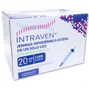 JERINGA 20 ML 21G X 1 1/2 INTRAVEN