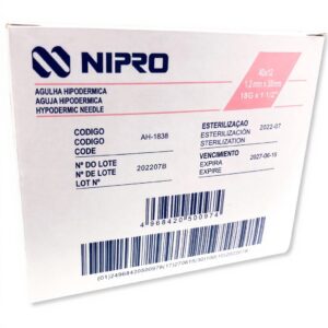 Aguja 18 X 1 1/2 Nipro Caja X 100 Unid