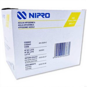 AGUJA 20 X 1 NIPRO CAJA X 100 UNID
