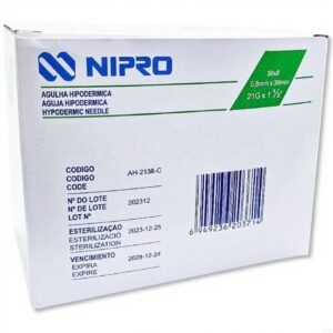 AGUJA 21 X 1 1/2 NIPRO CAJA X 100 UNID