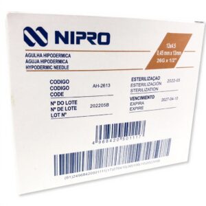 AGUJA 26 X 1/2 NIPRO CAJA X 100 UNID