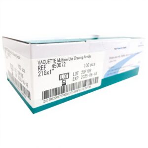AGUJA VACUTAINER 21G X 1 CAJA X 100 UNI. VACUETTE