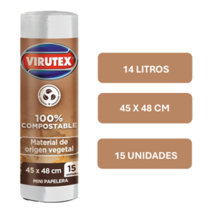 Bolsa de basura compostable