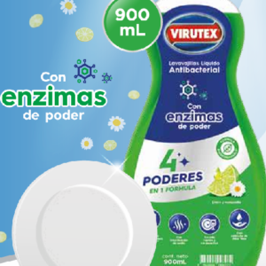 Lavavajillas líquido VIRUTEX